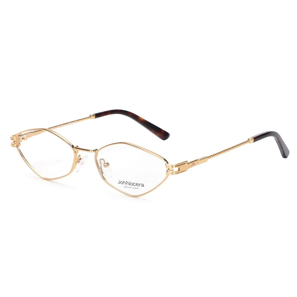 JN-271-C01 Rumble / Gold Tortoise Demo Lenses